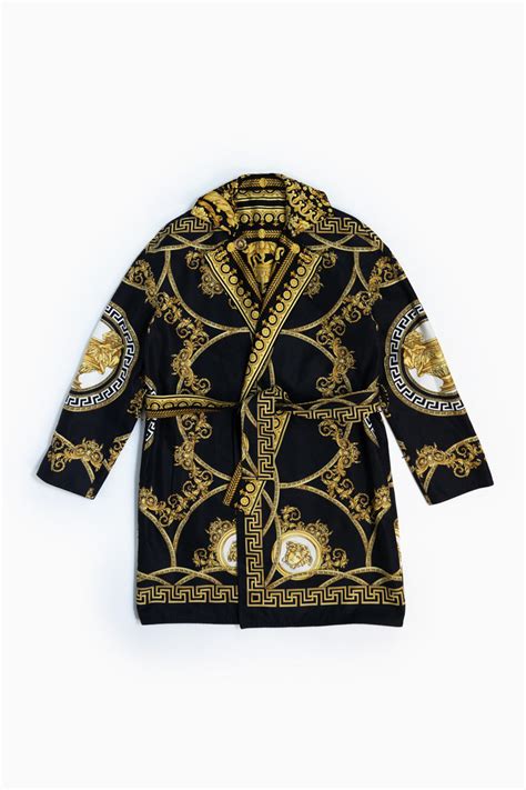 kimono versace|Versace bonnet.